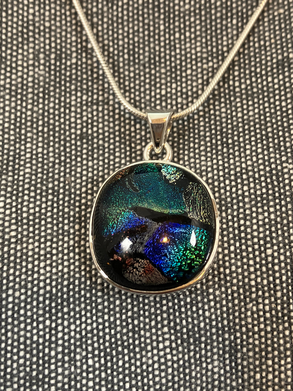 Dichroic Glass Pendant 3