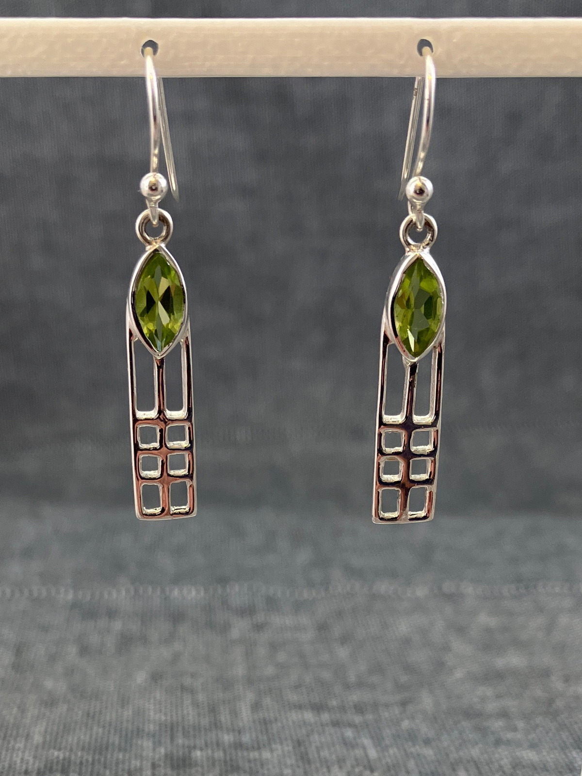 Peridot Deco Earrings