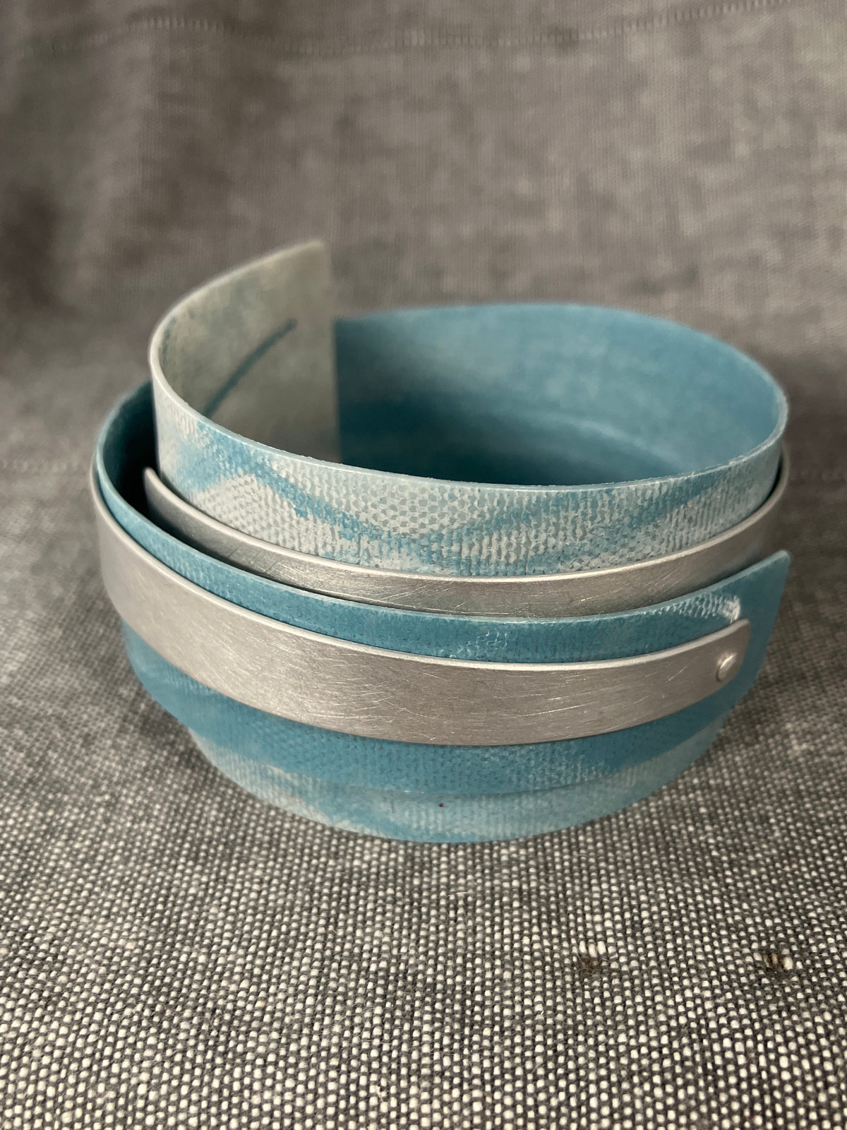 Nocean Grey-Blue Bangle