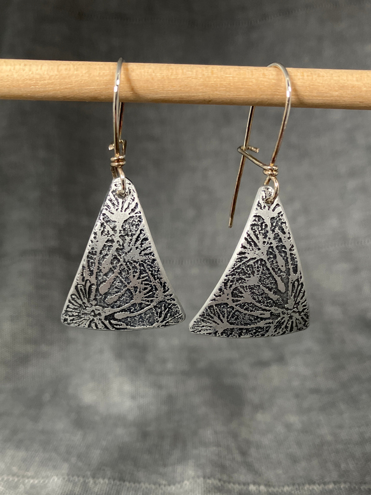 Dandelion Triangles Earrings