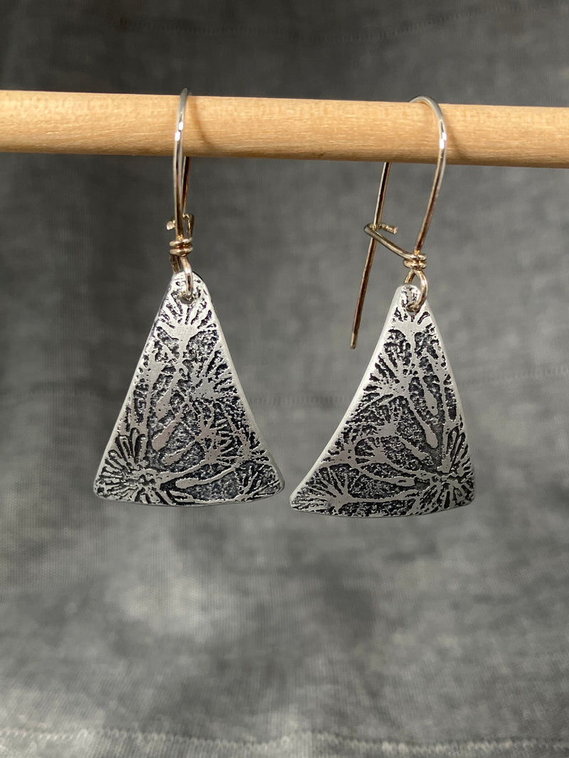 Dandelion Triangles Earrings