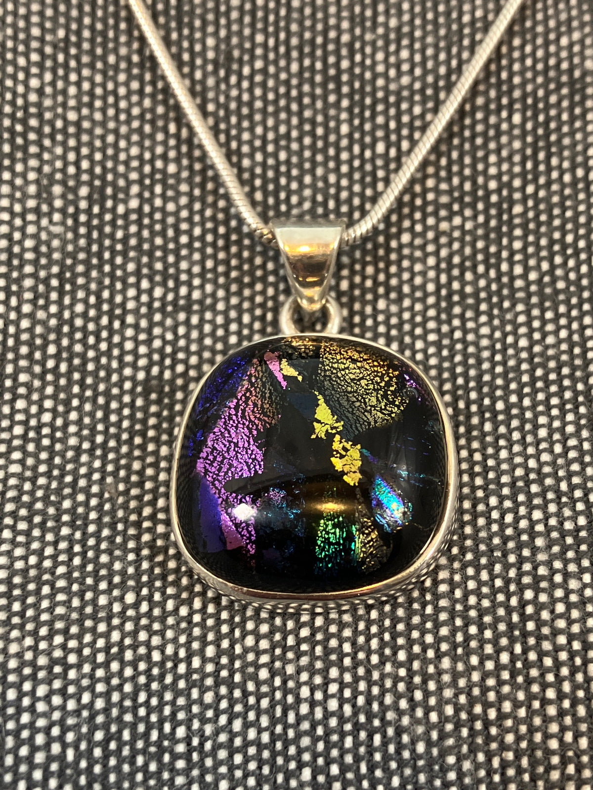 Dichroic Glass Pendant 4