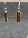 Tigers Eye Oblong Earrings