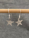 Flat Starfish Earrings