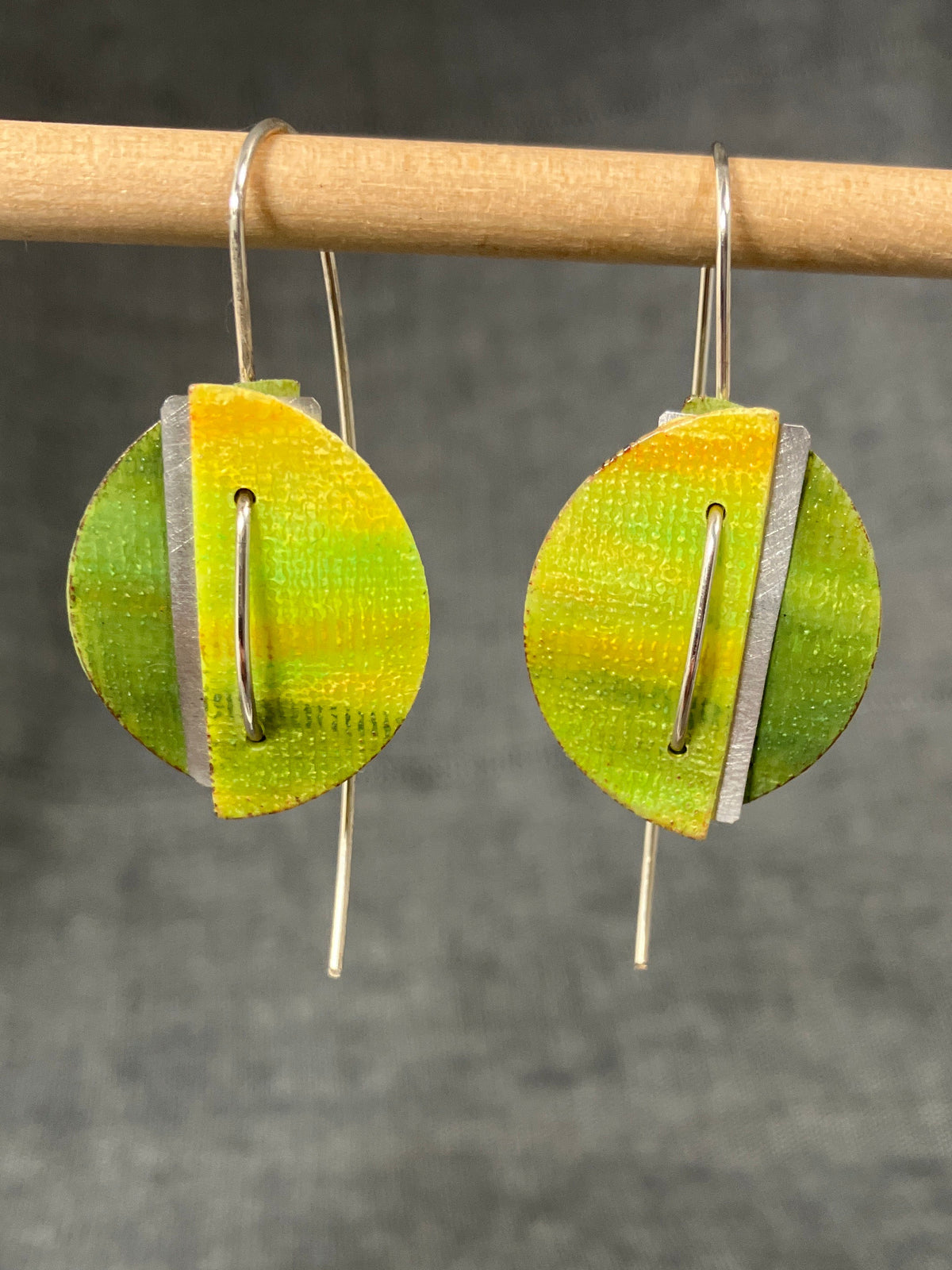 Miro Green Earrings