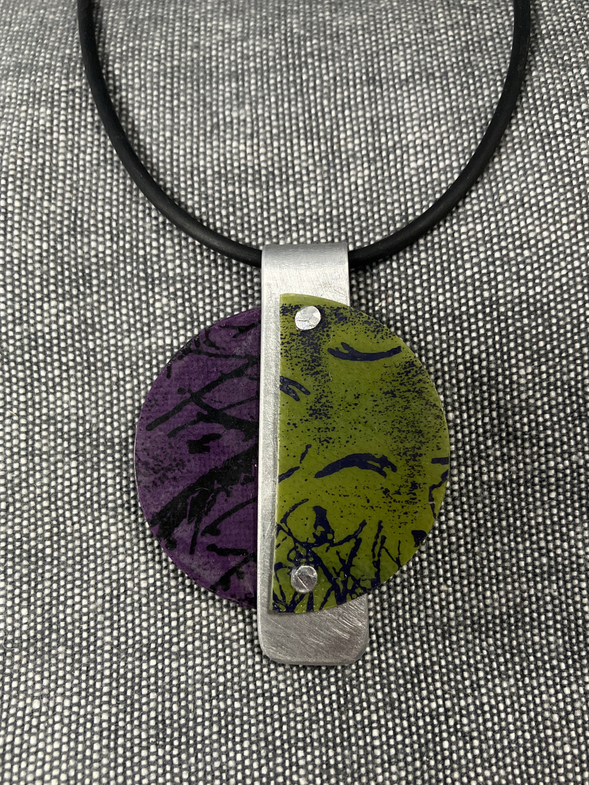 Nocean Purple Cord Necklace