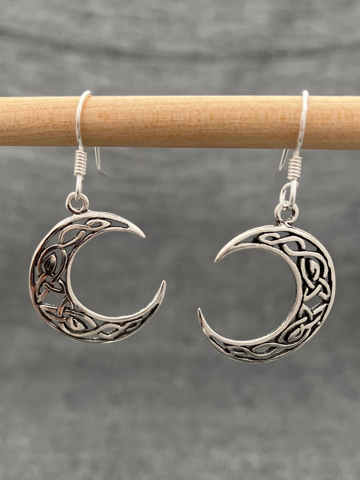 Celtic Moon Earrings