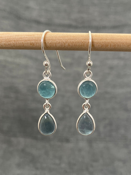 Apatite Double Drop Earrings