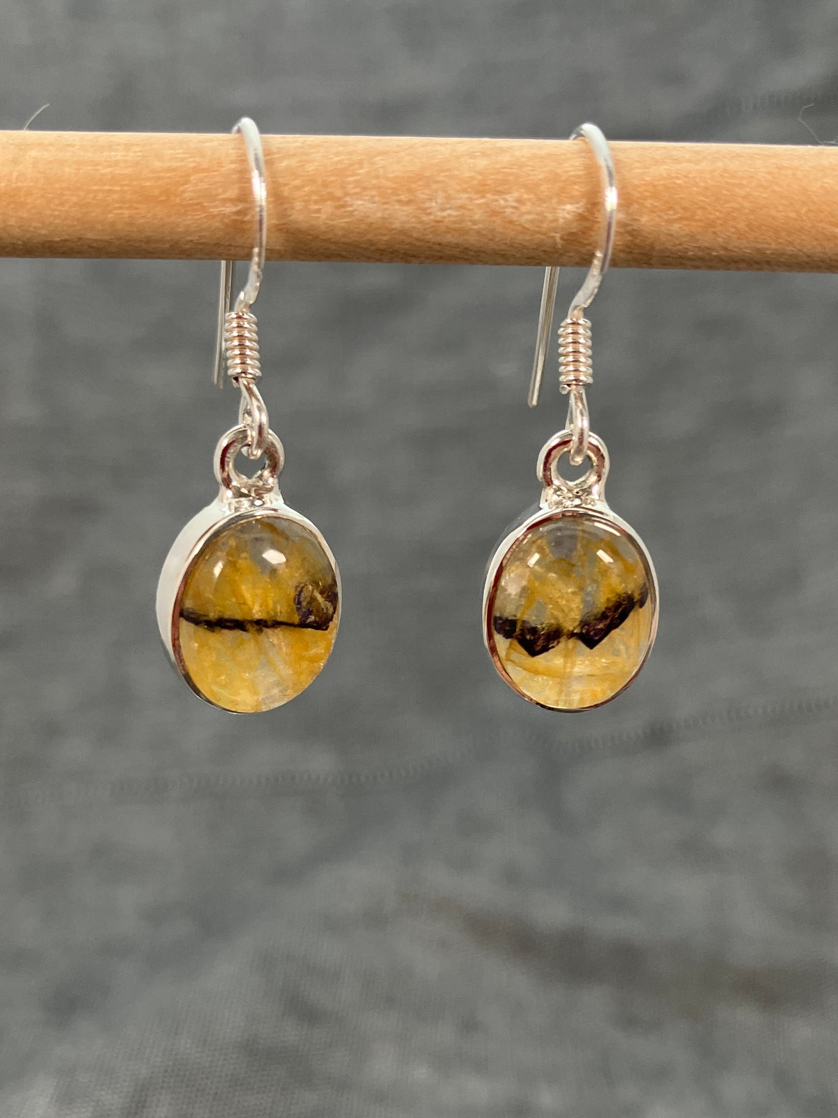 Blue John Small Oval Earrings