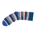 Pink Stripe Merino Ladies Socks