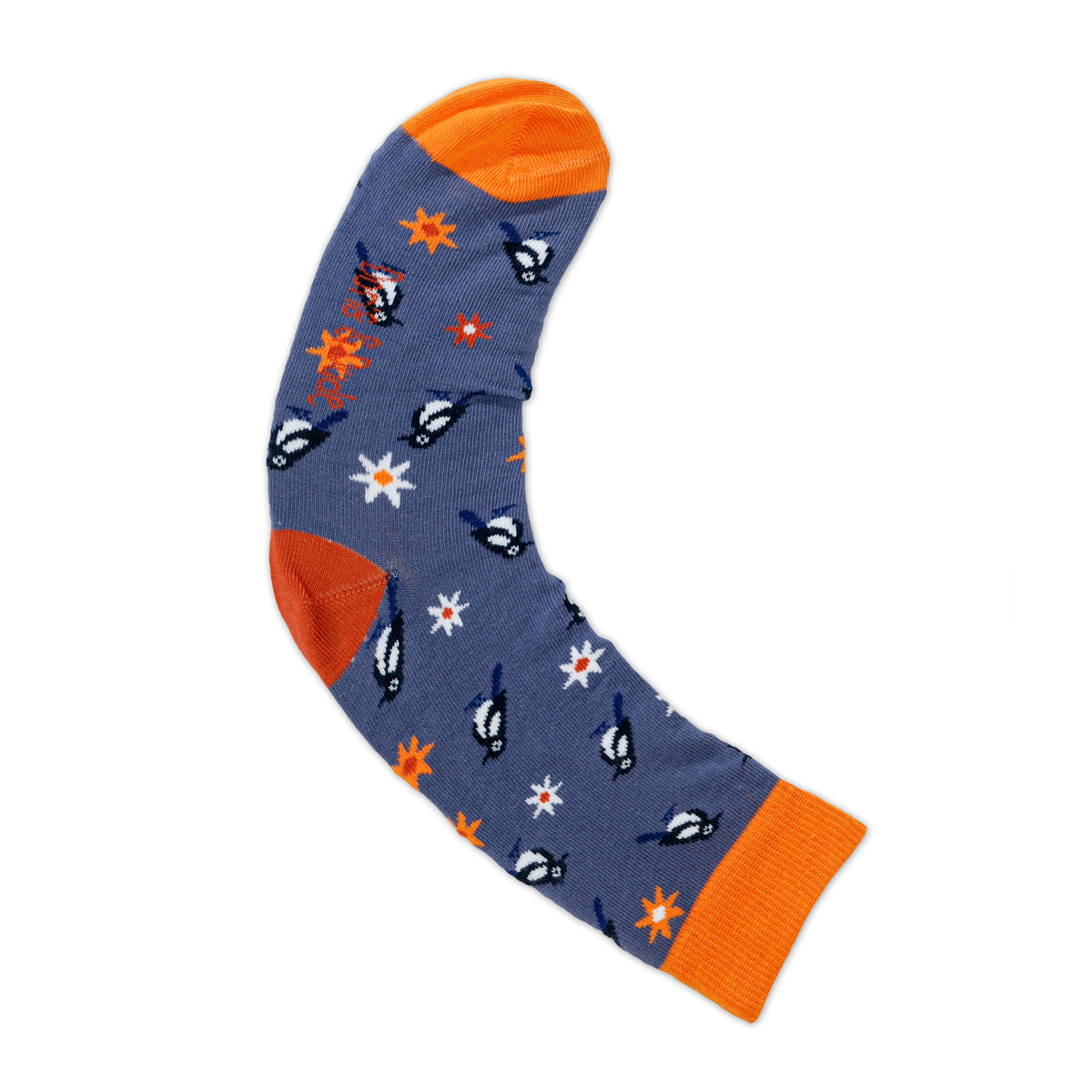 Womens Blue Birds Bamboo Socks