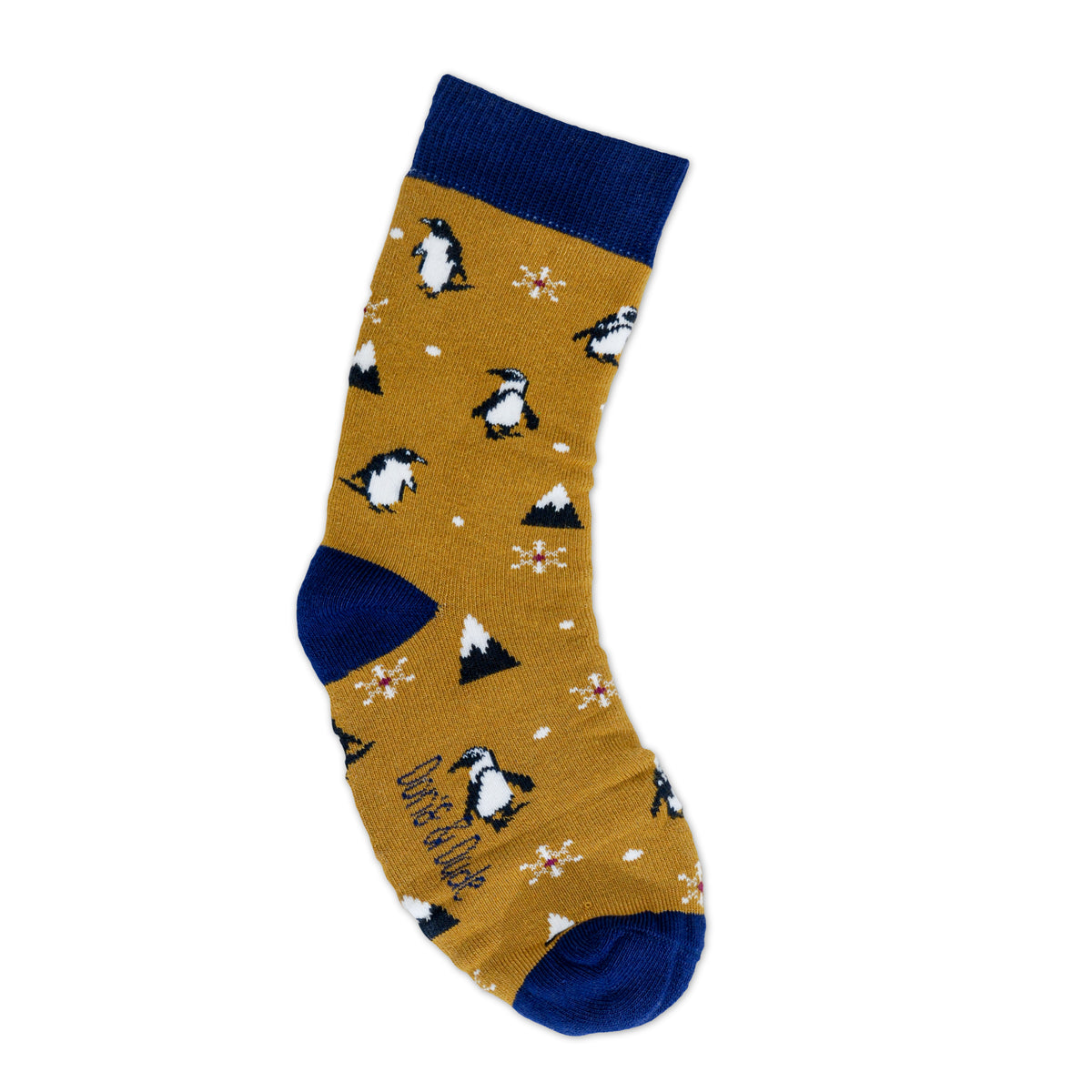 Womens Gold Penguin Bamboo Toastie Socks