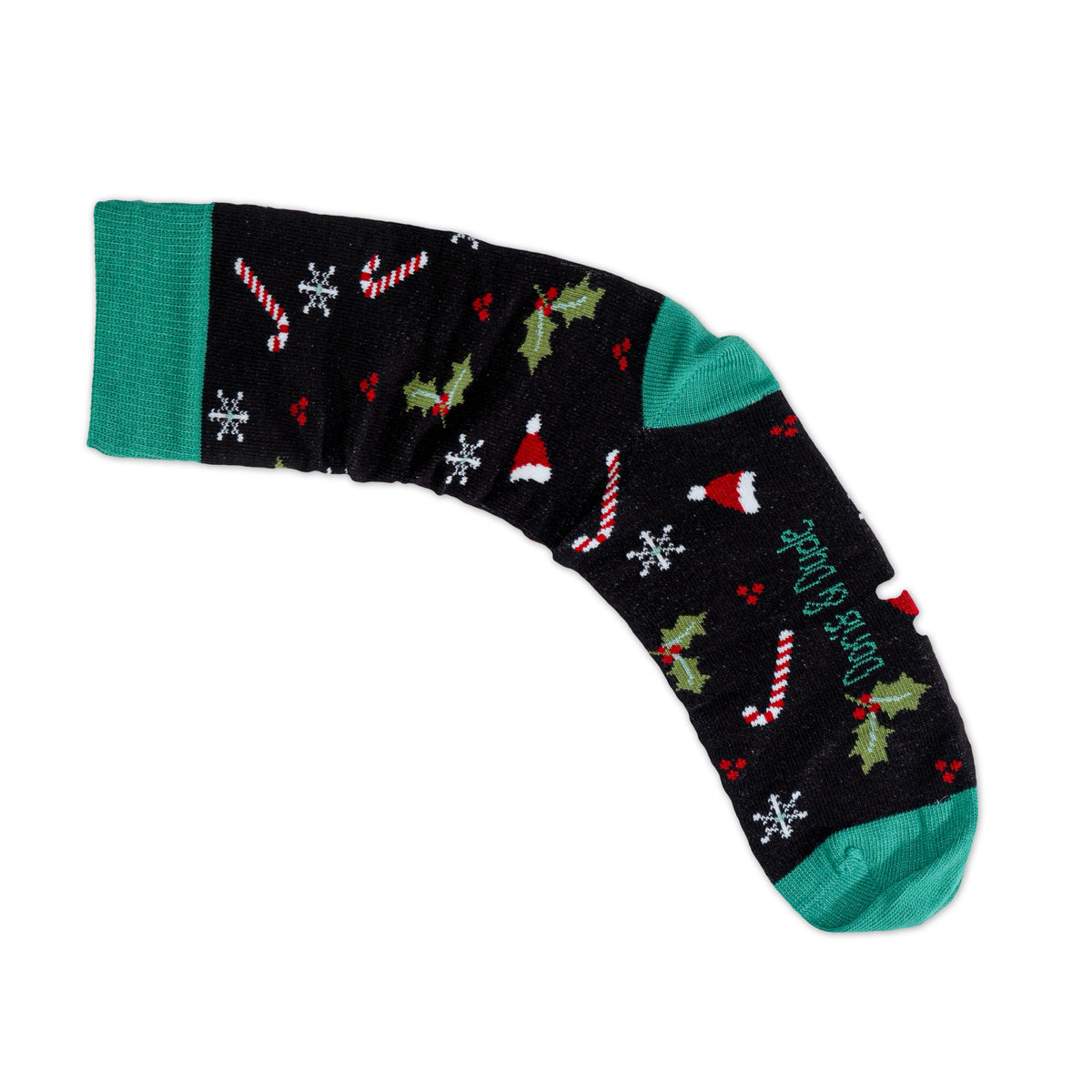 Womens Black Xmas Bamboo Socks