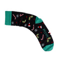 Mens Black Xmas Bamboo Socks