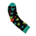 Mens Black Frog Bamboo Socks