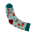 Mens Mint Highland Cow Bamboo Socks