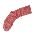Womens Red Slouchy Bamboo Socks