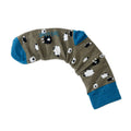 Womens Green Sheep Merino Socks