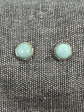 Larimar Round Studs