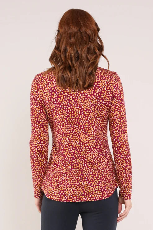 Nomads  Nehru Collar Jersey Top