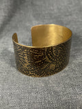 Brass Ammonite Bangle