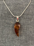 Unframed Amber Tooth Pendant