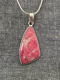 Thulite Triangle Pendant