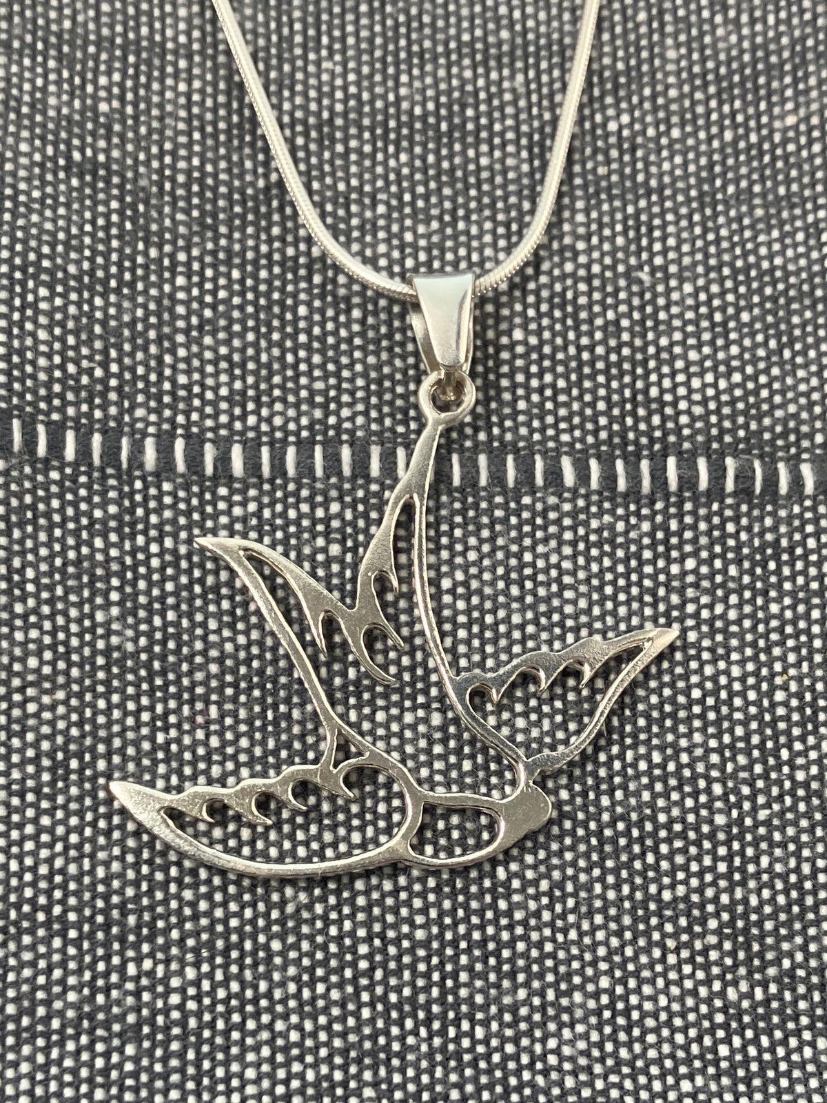Cutout Bluebird Pendant