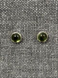 Peridot Round Studs