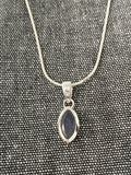 Labradorite Little Leaf Pendant