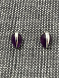 Amethyst Trek Stone Studs