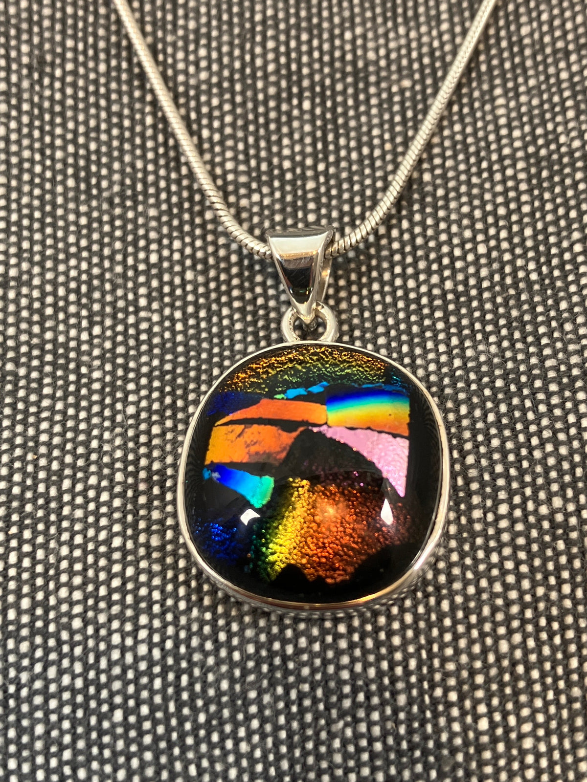 Dichroic Glass Pendant 5