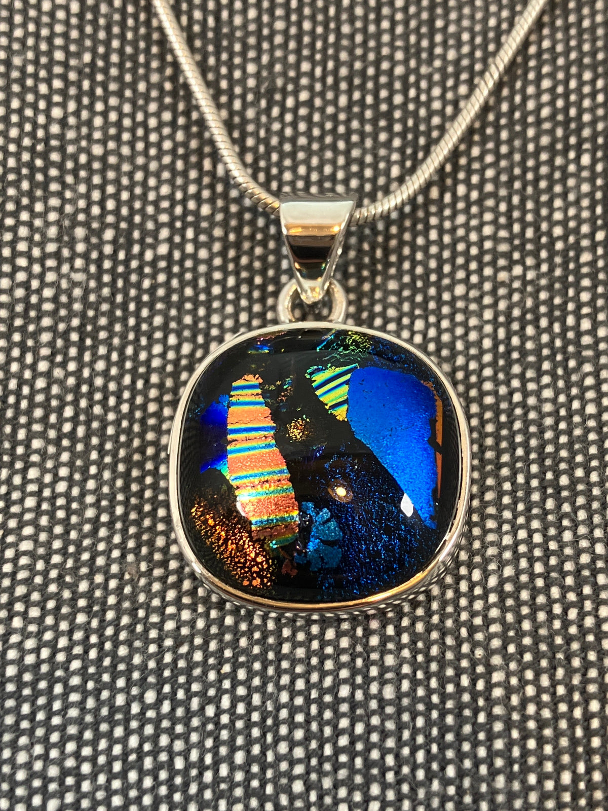 Dichroic Glass Pendant 6