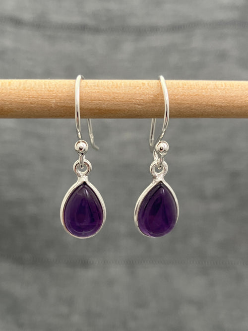 Amethyst Peardrop Earring