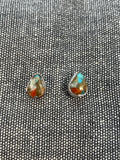 Oyster Mohave Pear Studs