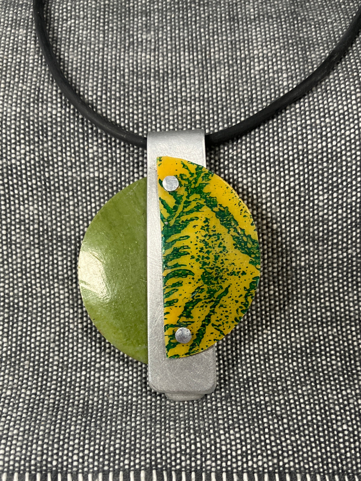 Nocean Olive Cord Necklace