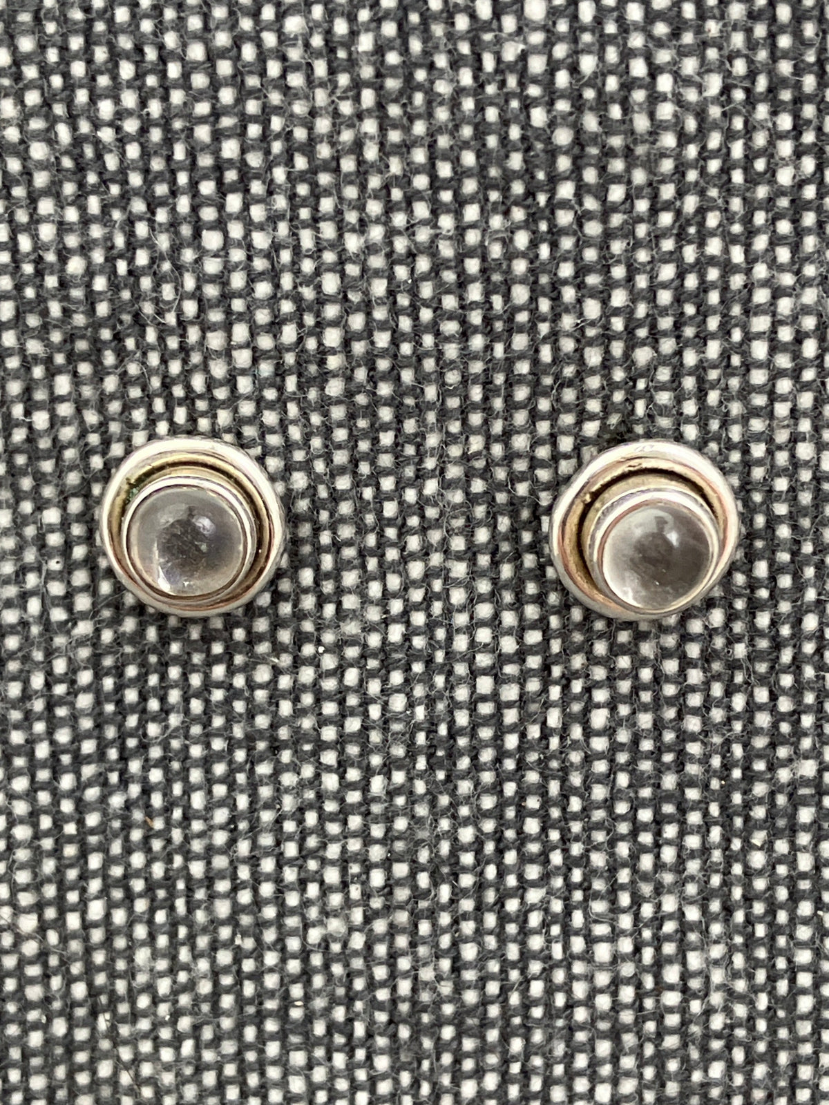 Moonstone Saucer Studs