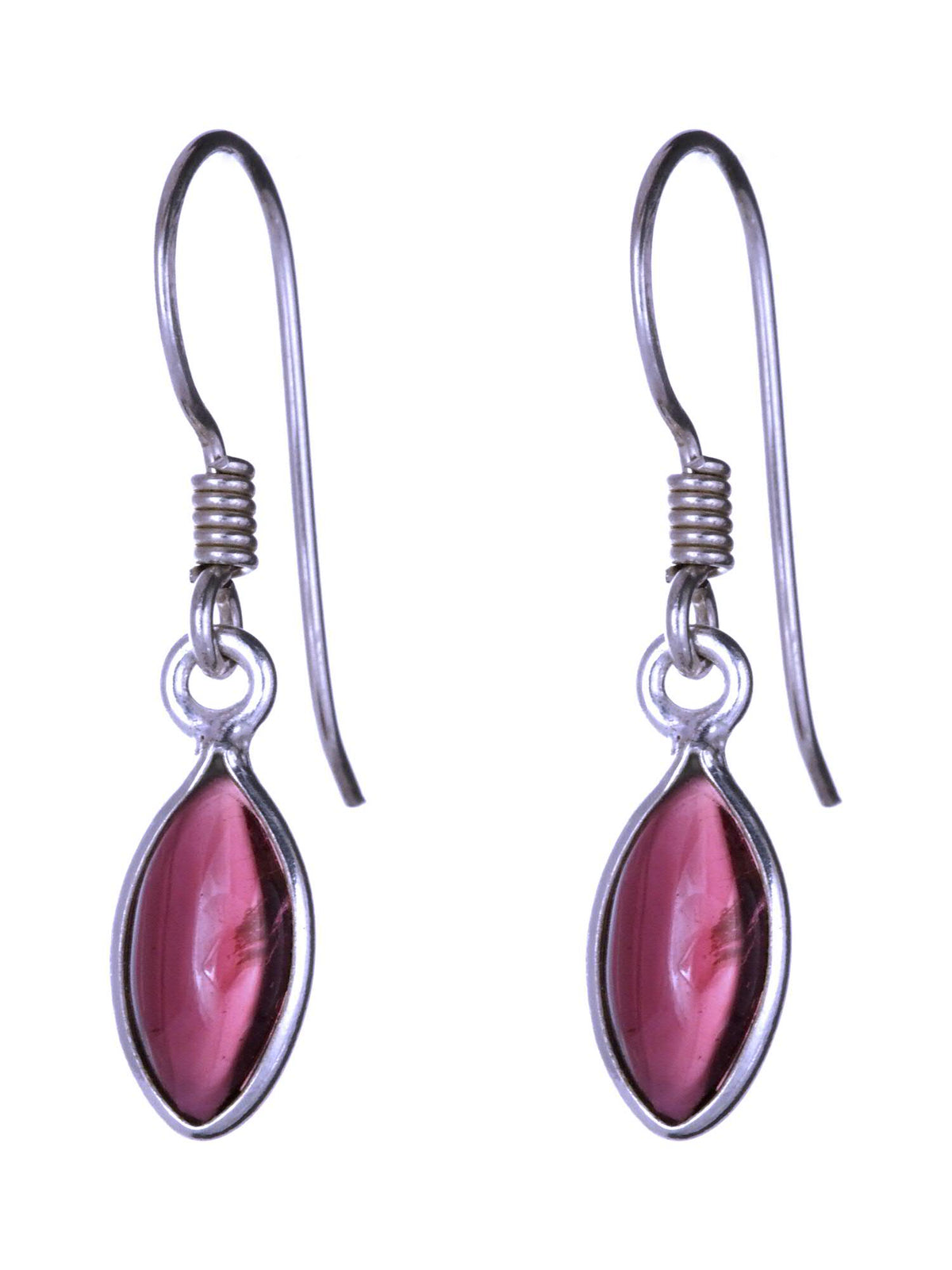 Garnet Marquise Earrings