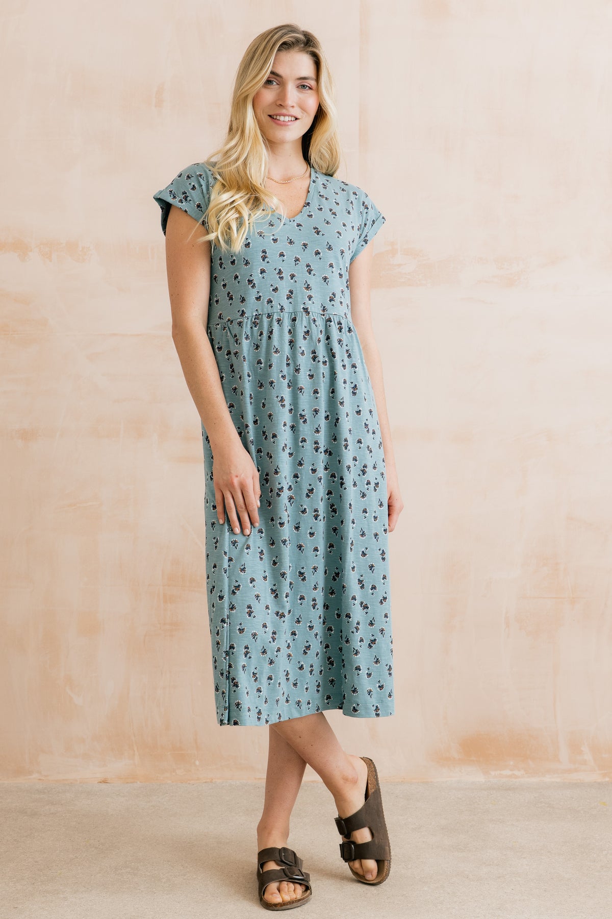 Shine Dress Verbena Ocean