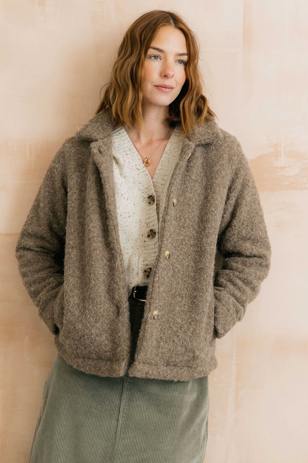 Sycamore Jacket Boucle Mushroom