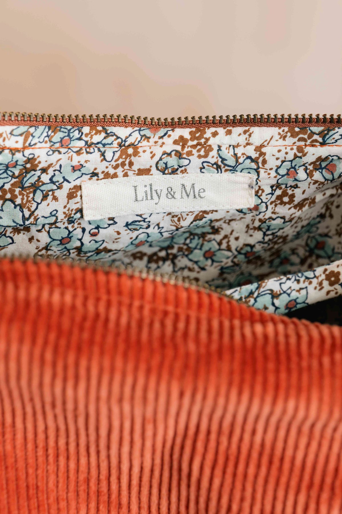 Jumbo Cord Crossbody Bag Terracotta