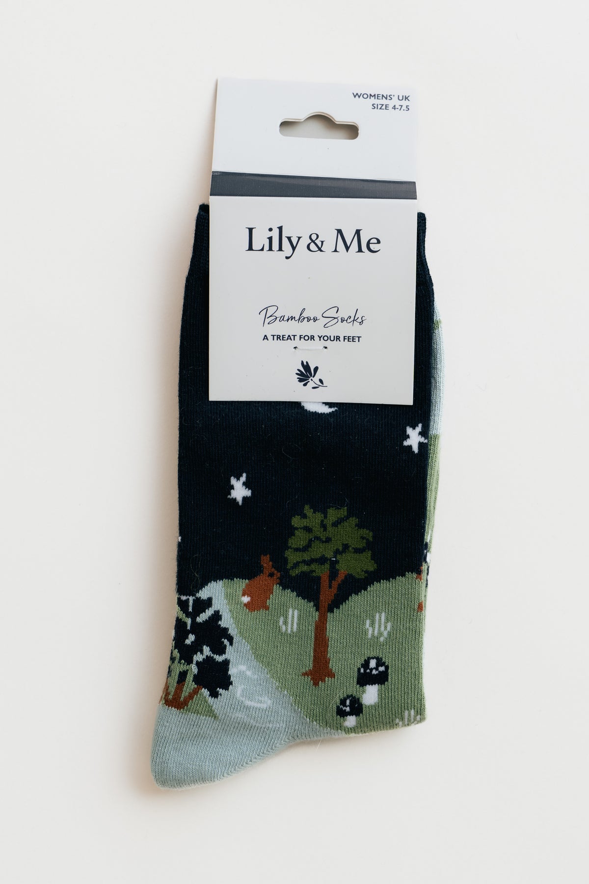Moonlight Scene Bamboo Socks