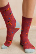 Windy Day Dogs Bamboo Socks