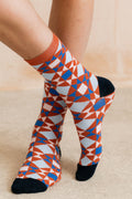 Patchwork Quilt Bamboo Socks