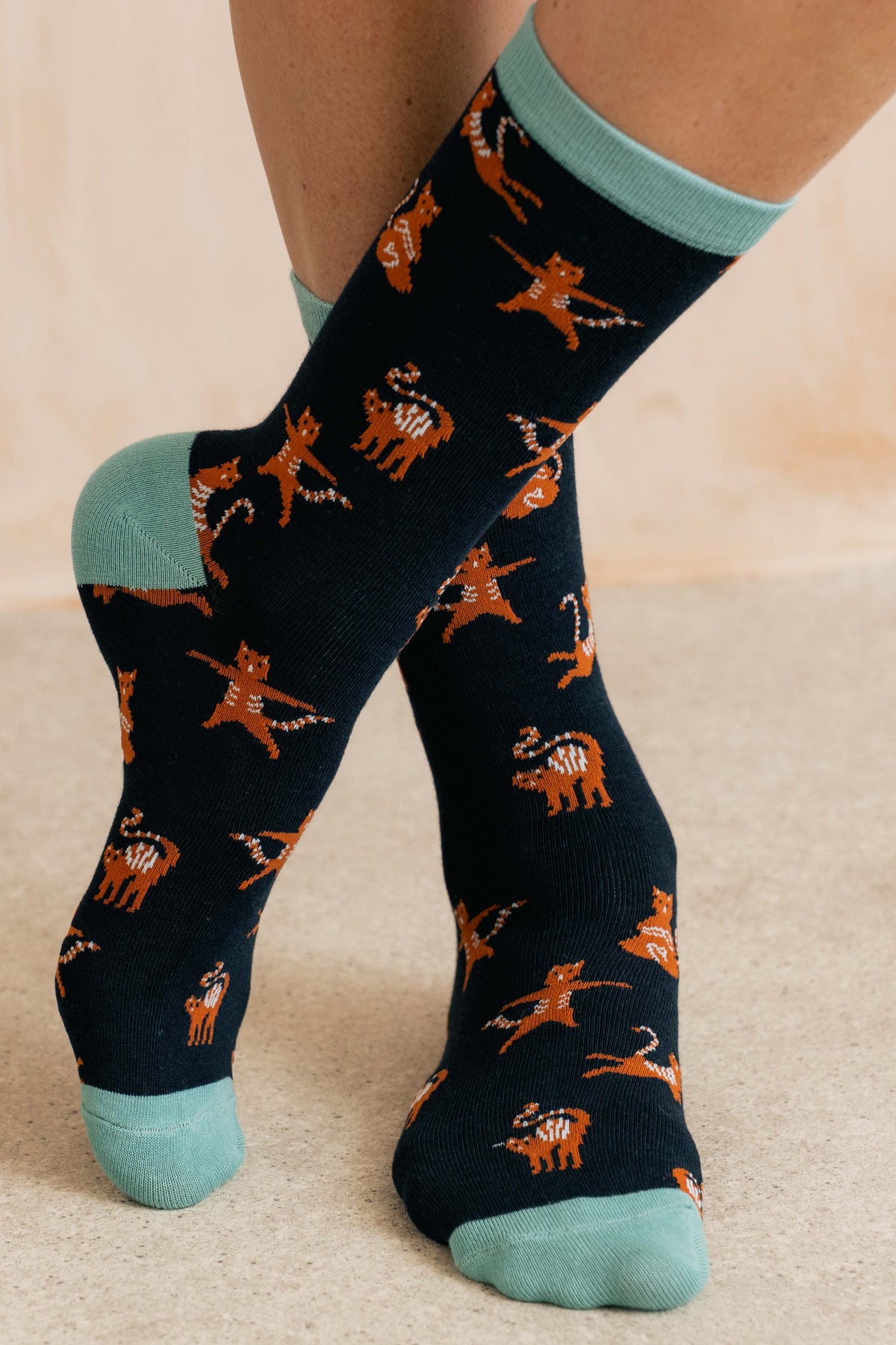 Yoga Cats Bamboo Socks