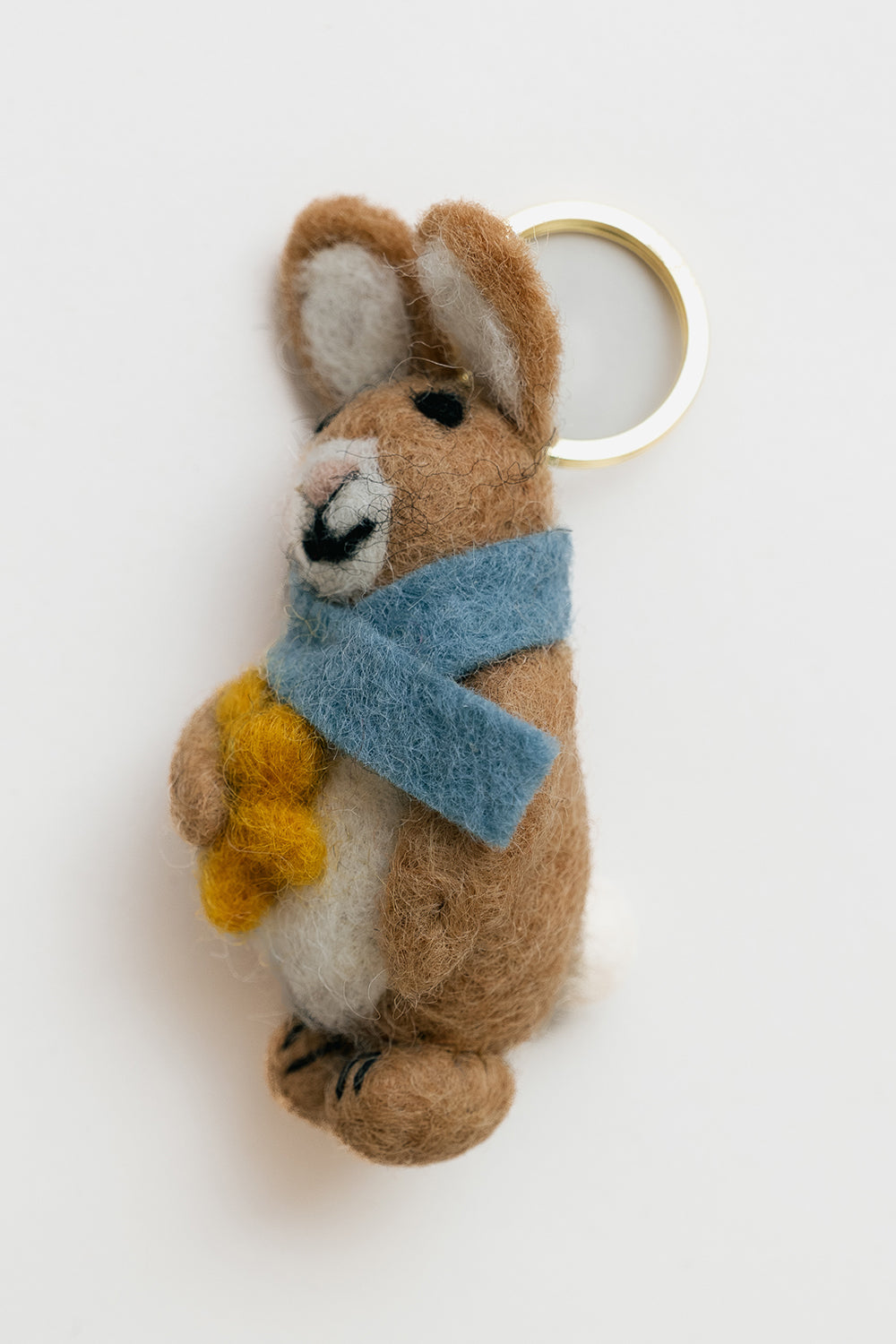 Celestial Rabbit Felt Keyring