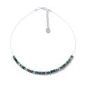 Moss Agate Links Necklace