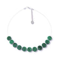 Emerald Strata Links Necklace