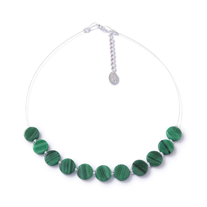 Emerald Strata Links Necklace