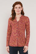 Nomads  Nehru Collar Jersey Top